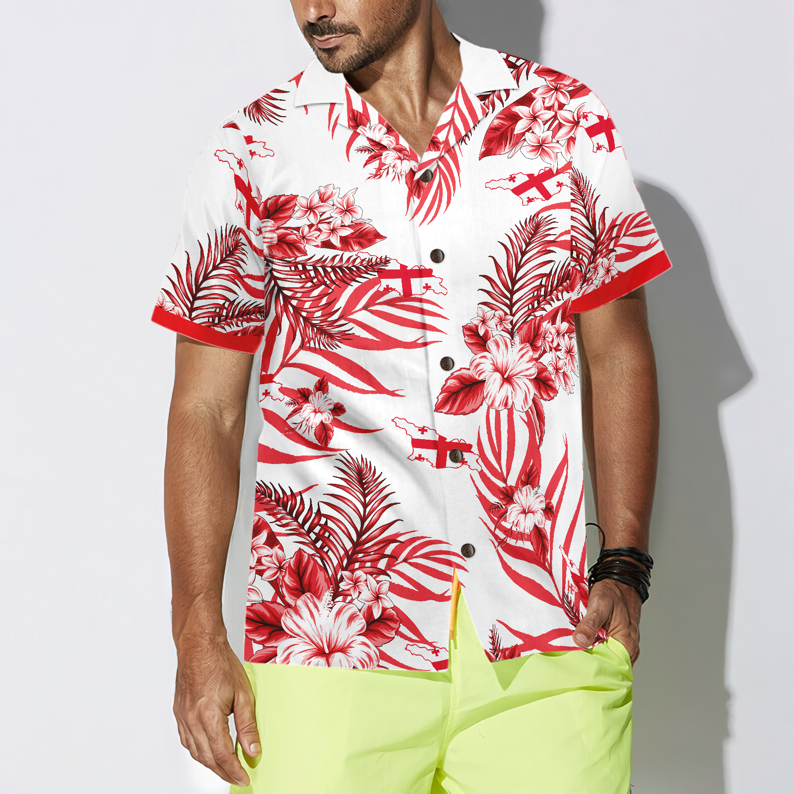 Georgia Proud Hawaiian Shirt - Hyperfavor