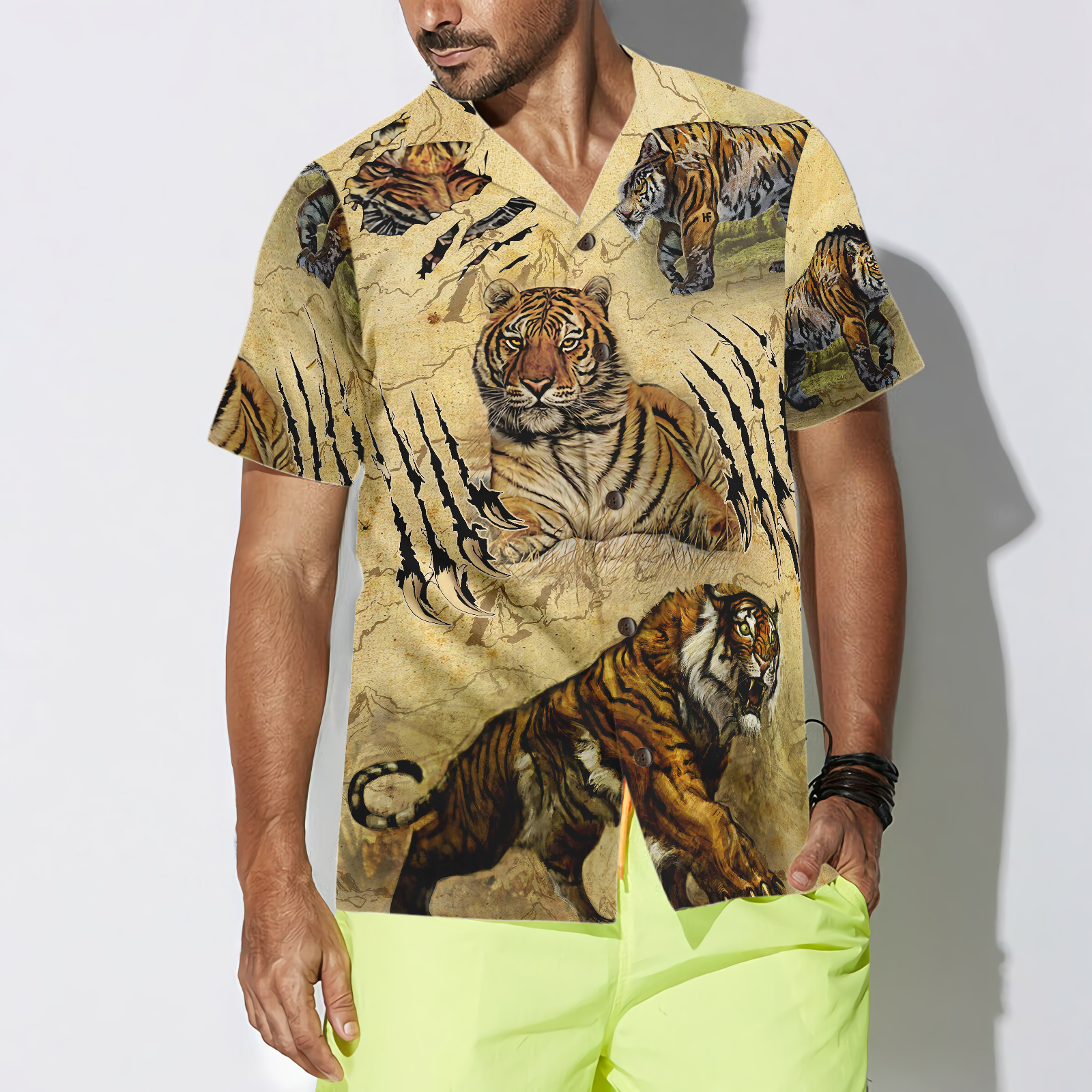 Tiger Claw Hawaiian Shirt - Hyperfavor