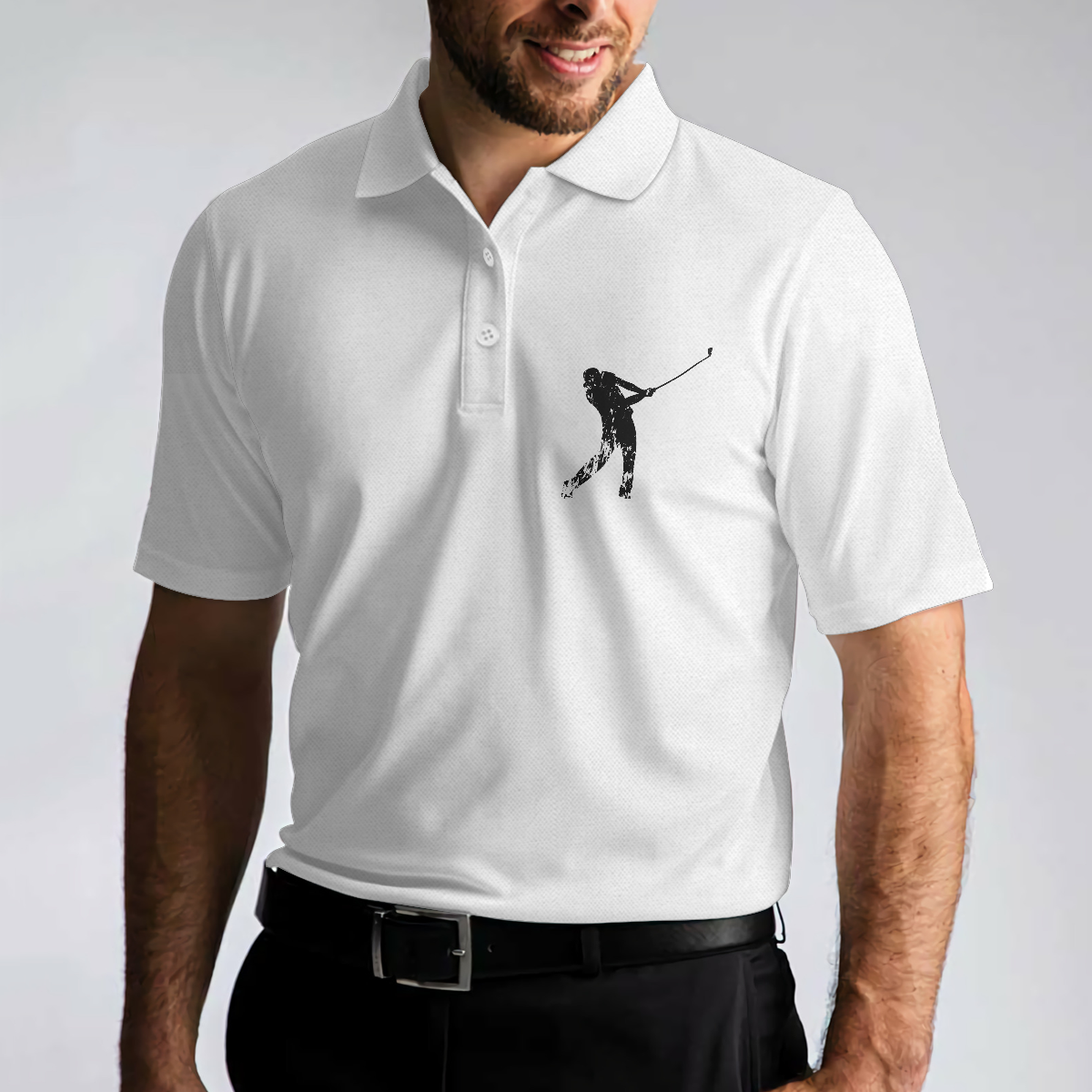 Golf Life Golf Club Is Important Choices Polo Shirt For Men, White Funny Golfing Polo Shirt - Hyperfavor