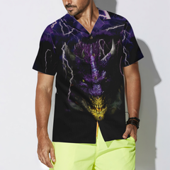 Dragon Head Lightning Hawaiian Shirt - Hyperfavor