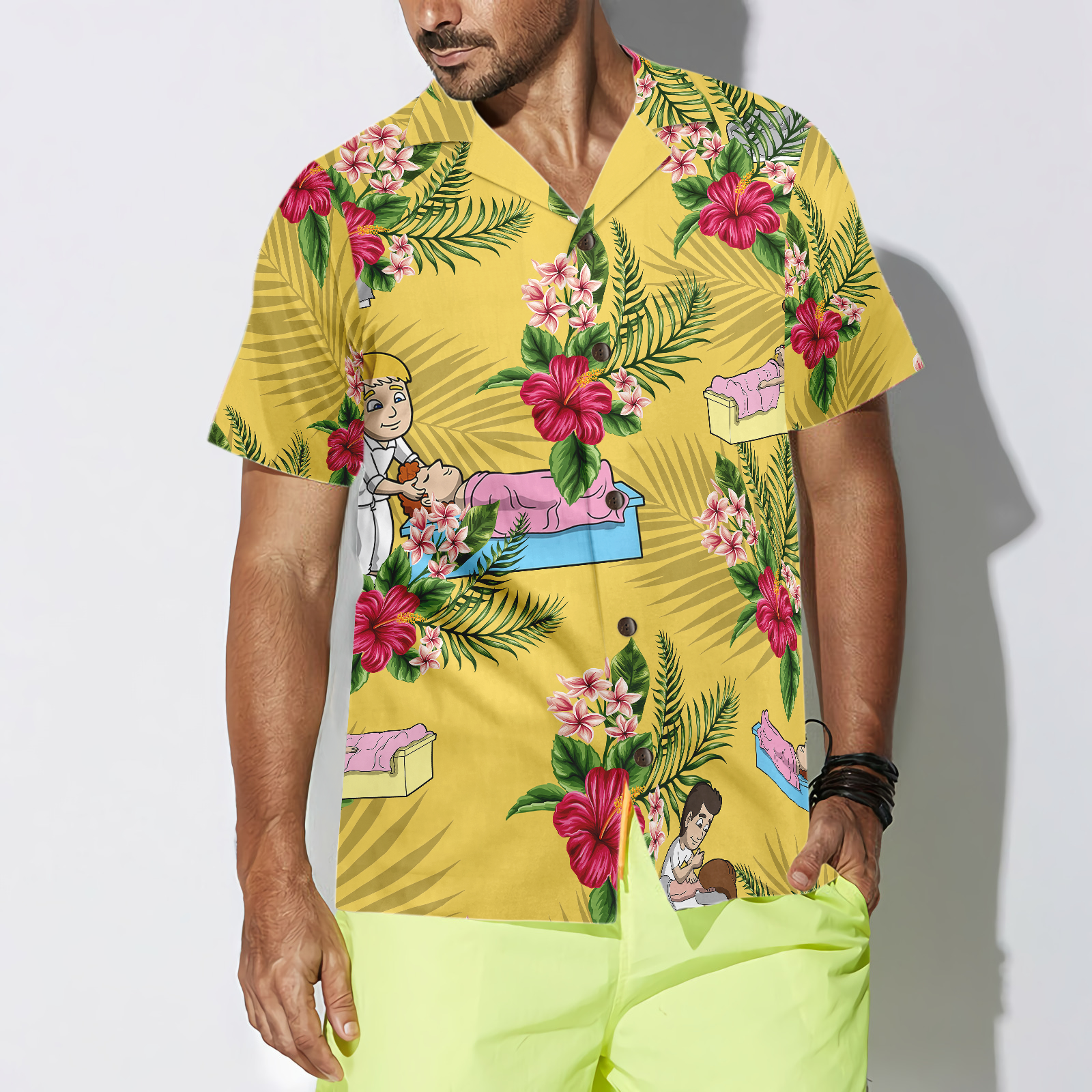 Massage Therapist Hawaiian Shirt - Hyperfavor