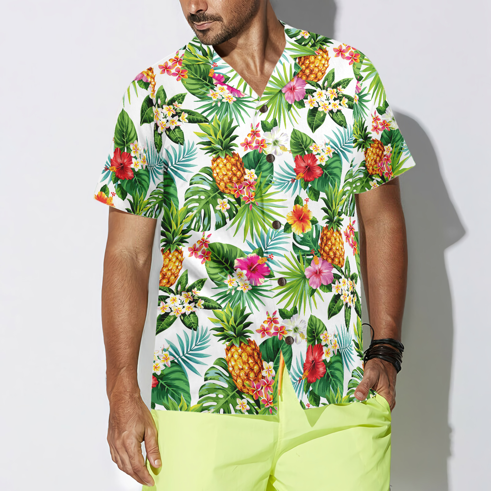 Pineapple Tropical Hawaiian Shirt - Hyperfavor