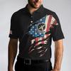Electrician My Craft Allows Me To Fix Anything Polo Shirt, Skull American Flag Electrician Shirt For Men - Hyperfavor