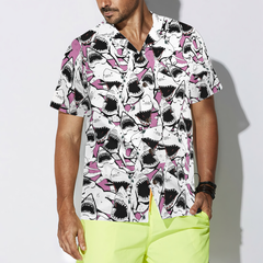 Shark Pattern 10 Hawaiian Shirt - Hyperfavor