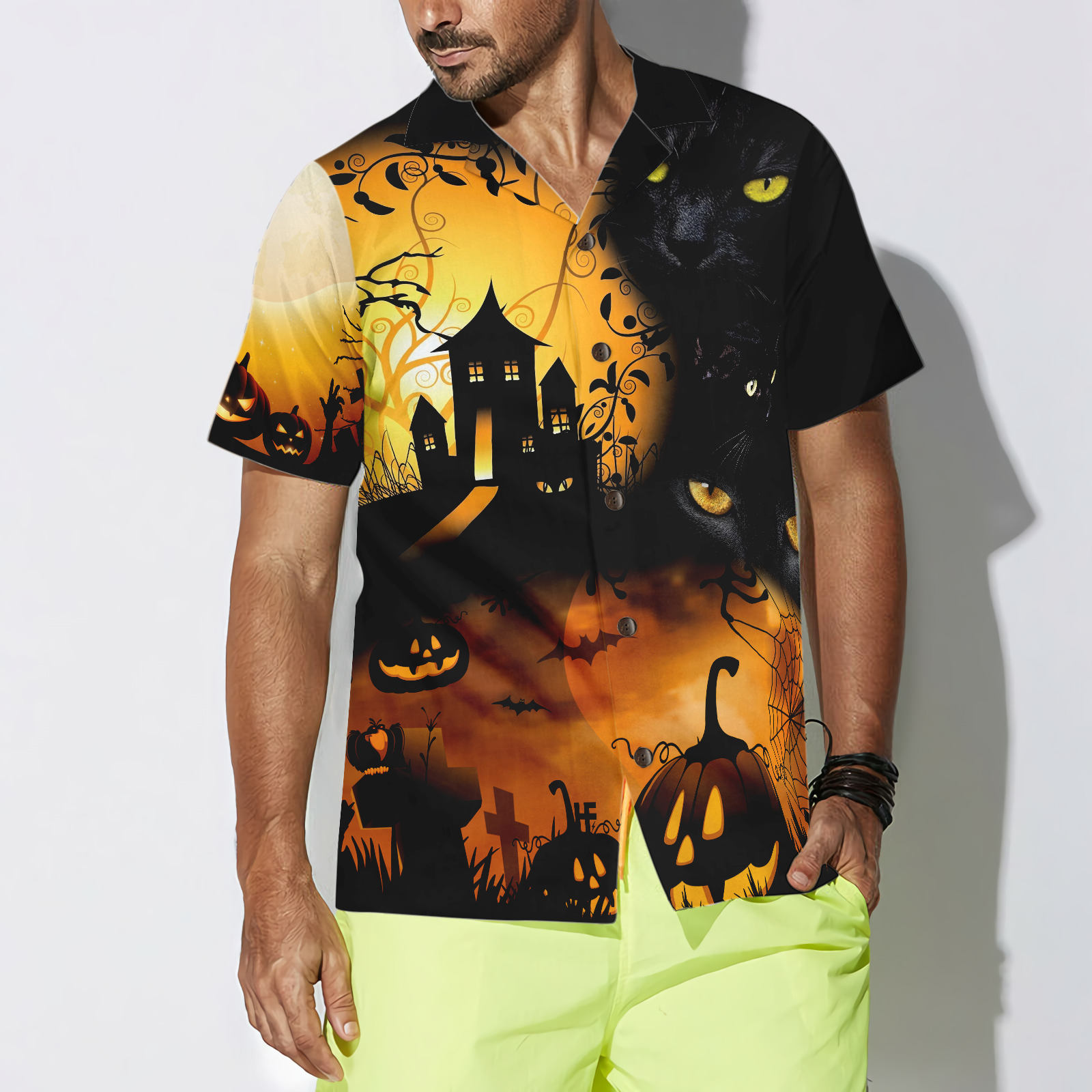 Halloween Night Hawaiian Shirt - Hyperfavor