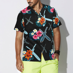 Chef Knives Tropical Hawaiian Shirt - Hyperfavor