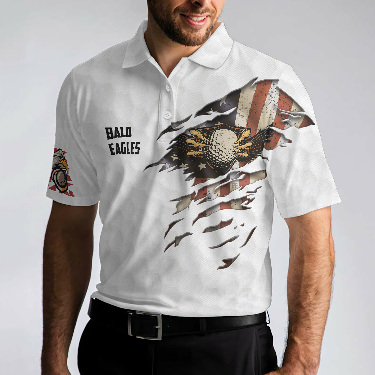 Bald Eagles Polo Shirt - Hyperfavor