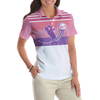 I Golf Like A Girl Try To Keep Up V2 Short Sleeve Women Polo Shirt, Pink Golf Shirt For Ladies - Hyperfavor