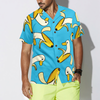 Funny Cute Banana Duck Hawaiian Shirt - Hyperfavor