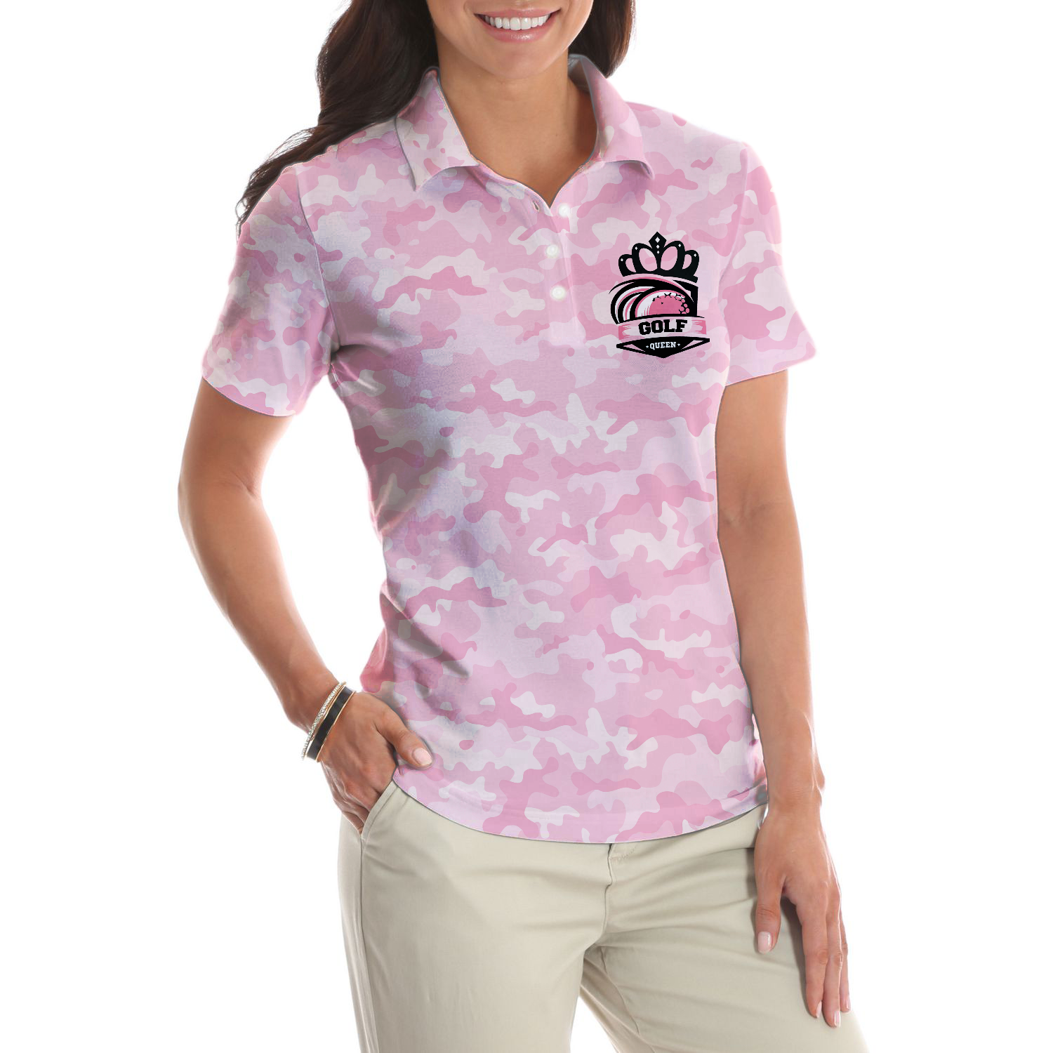 My Lucky Golf Shirt Golf Short Sleeve Women Polo Shirt - Hyperfavor