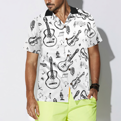 My Favorite Guitarist Personalized Name Custom Hawaiian Shirt - Hyperfavor