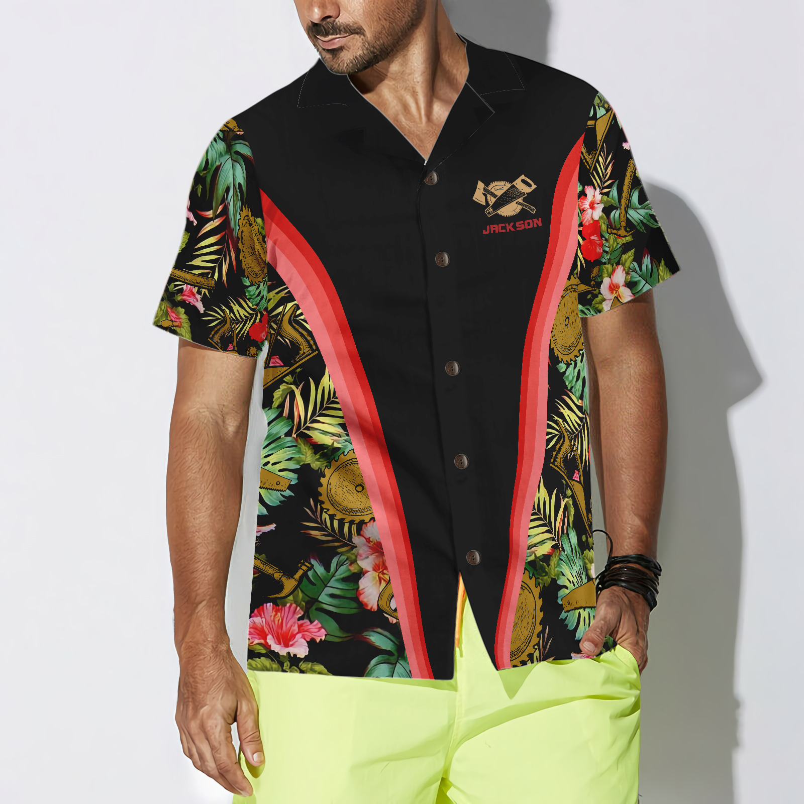 Carpenter Tropical Custom Hawaiian Shirt - Hyperfavor