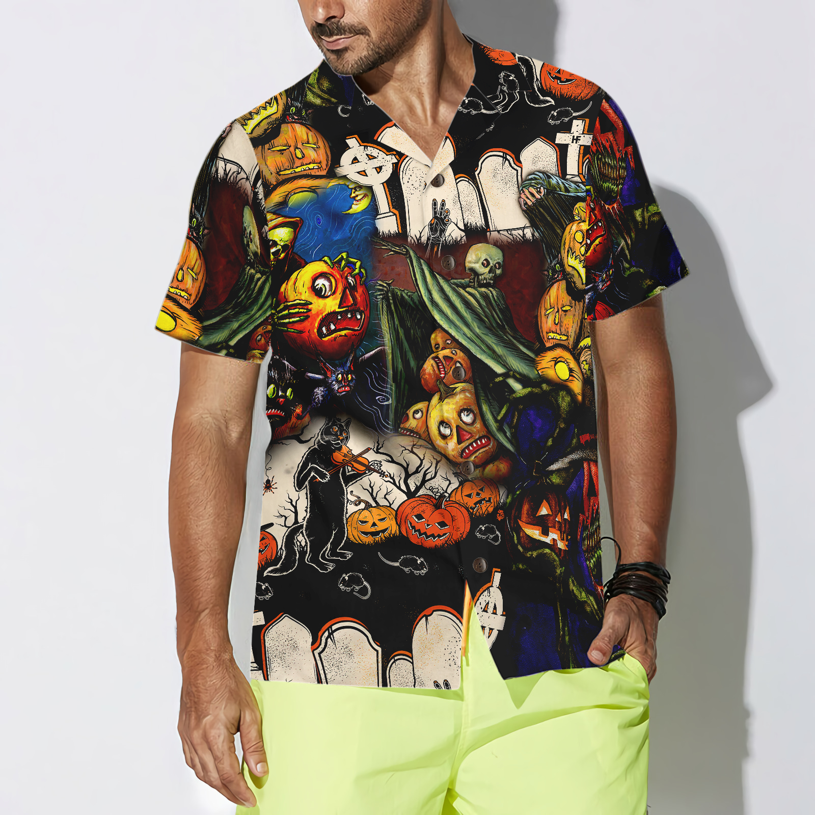 Pumpkin Night Is Coming Hawaiian Shirt - Hyperfavor