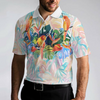 Tropical Parrots Golf Polo Shirt For Men - Hyperfavor