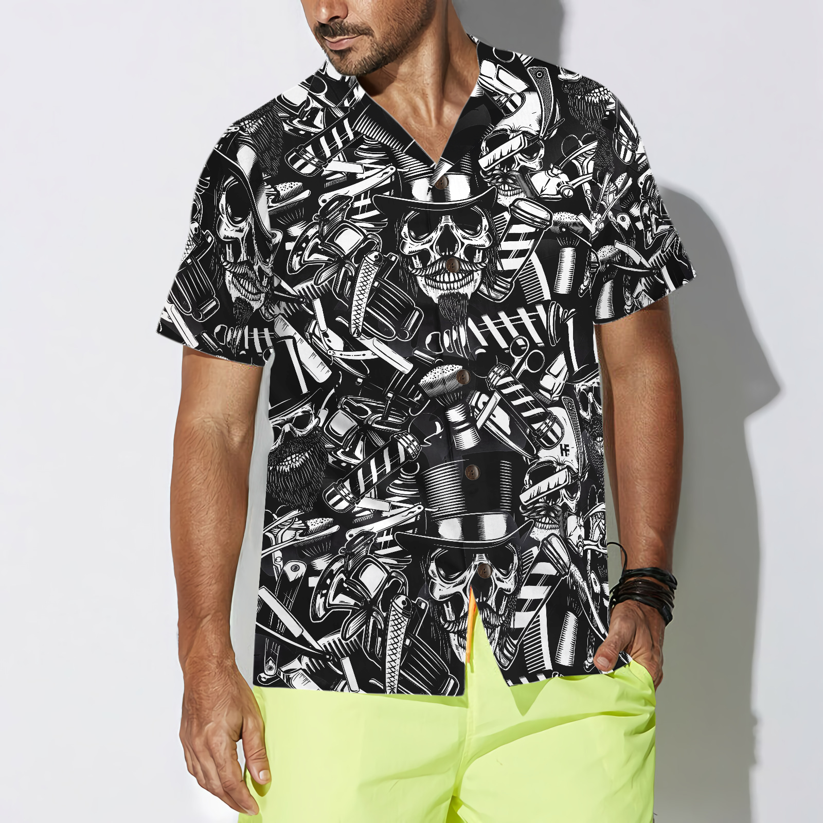 Barbershop Hawaiian Shirt - Hyperfavor