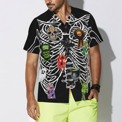 Skeleton Decorate Halloween Hawaiian Shirt, Unique Halloween Shirt For Men And Women - Hyperfavor