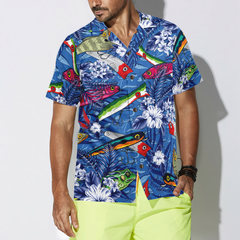 Where The Fish Fishing Hawaiian Shirt - Hyperfavor