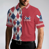 I Don't Need Therapy I Just Need To Bowl Polo Shirt, Argyle Pattern Bowling Shirt For Men, Gift For Bowling Lovers - Hyperfavor