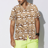 Cute Sloth Seamless Pattern Shirt For Men Hawaiian Shirt - Hyperfavor