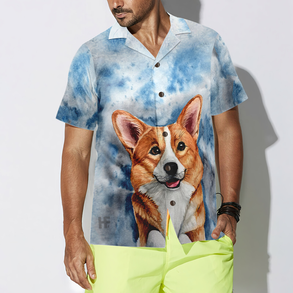 Corgi hawaiian clearance shirt hot topic