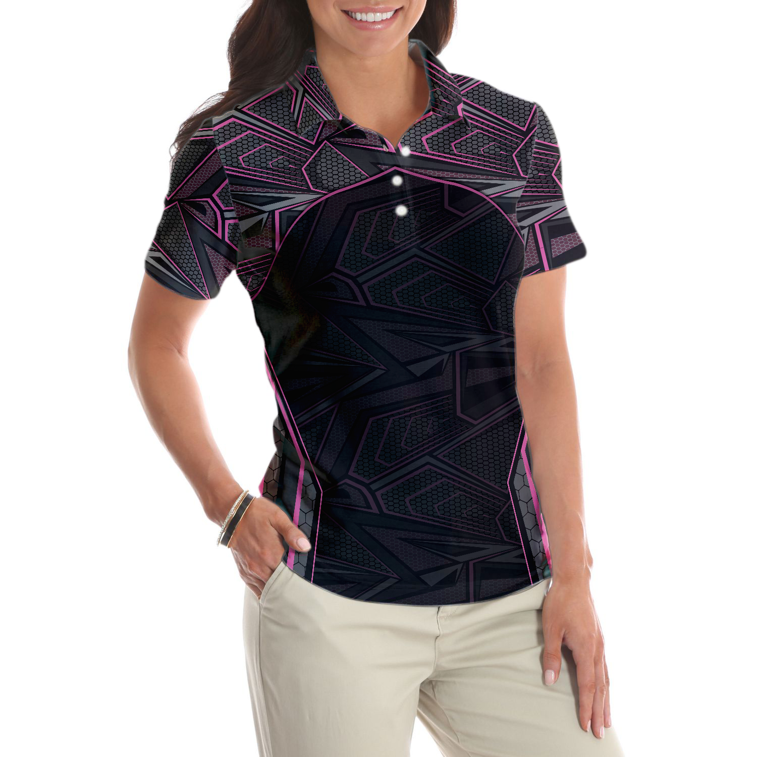 A Bad Day Of Golf Always Beats A Good Day Of Work Short Sleeve Women Polo Shirt, Cool Golf Shirt For Ladies - Hyperfavor