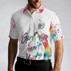 Girl Can't What Golf Short Sleeve Polo Shirt, Men Golf Polo Shirt, Polo Shirts For Men - Hyperfavor