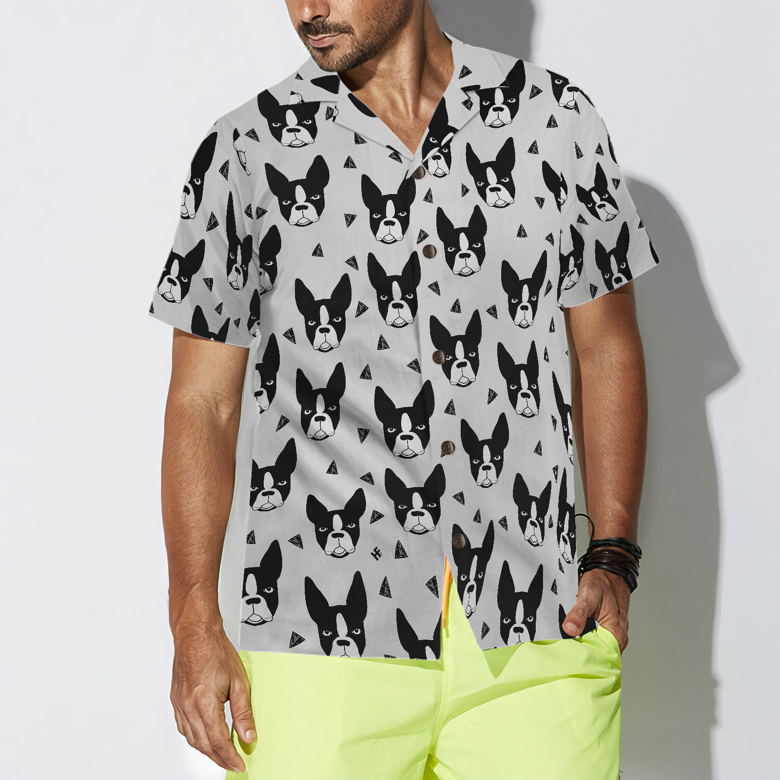 The Grey Bulldog Kingdom Hawaiian Shirt - Hyperfavor