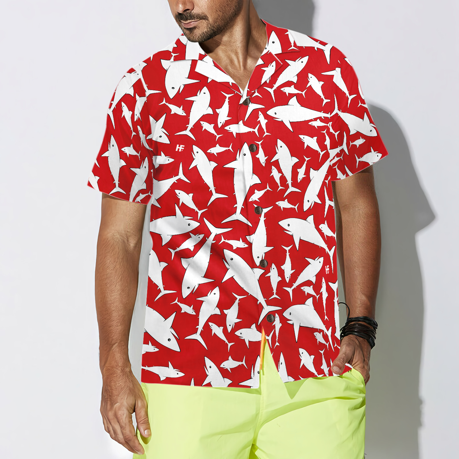 Shark Pattern 11 Hawaiian Shirt - Hyperfavor