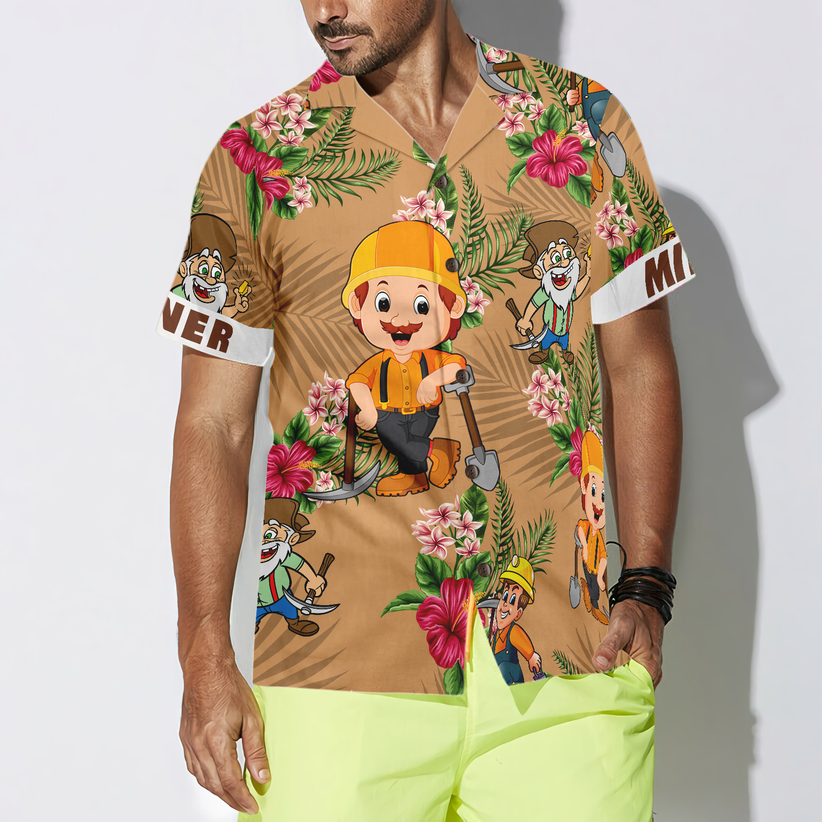 Miner Proud Hawaiian Shirt - Hyperfavor