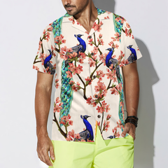 Oriental Peacock Hawaiian Shirt - Hyperfavor