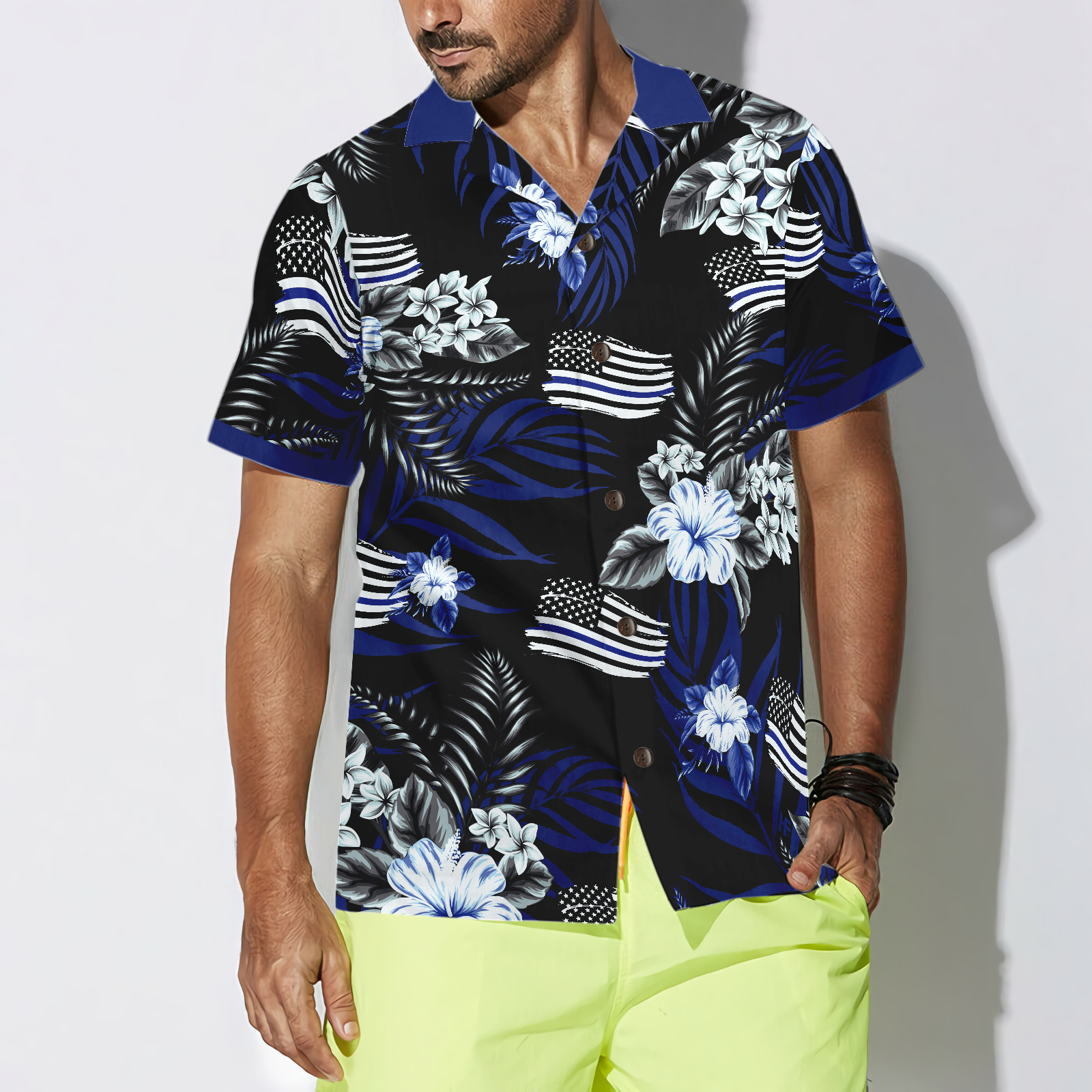 Defend The Police Hawaiian Shirt - Hyperfavor