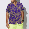 Purple And Gold Edition Oriental Dragon Hawaiian Shirt - Hyperfavor