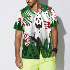 Ghost In The Bushes Halloween Hawaiian Shirt, Unique Halloween Shirt For Men And Women - Hyperfavor