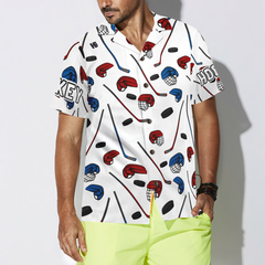 Ice Hockey Hawaiian Shirt - Hyperfavor