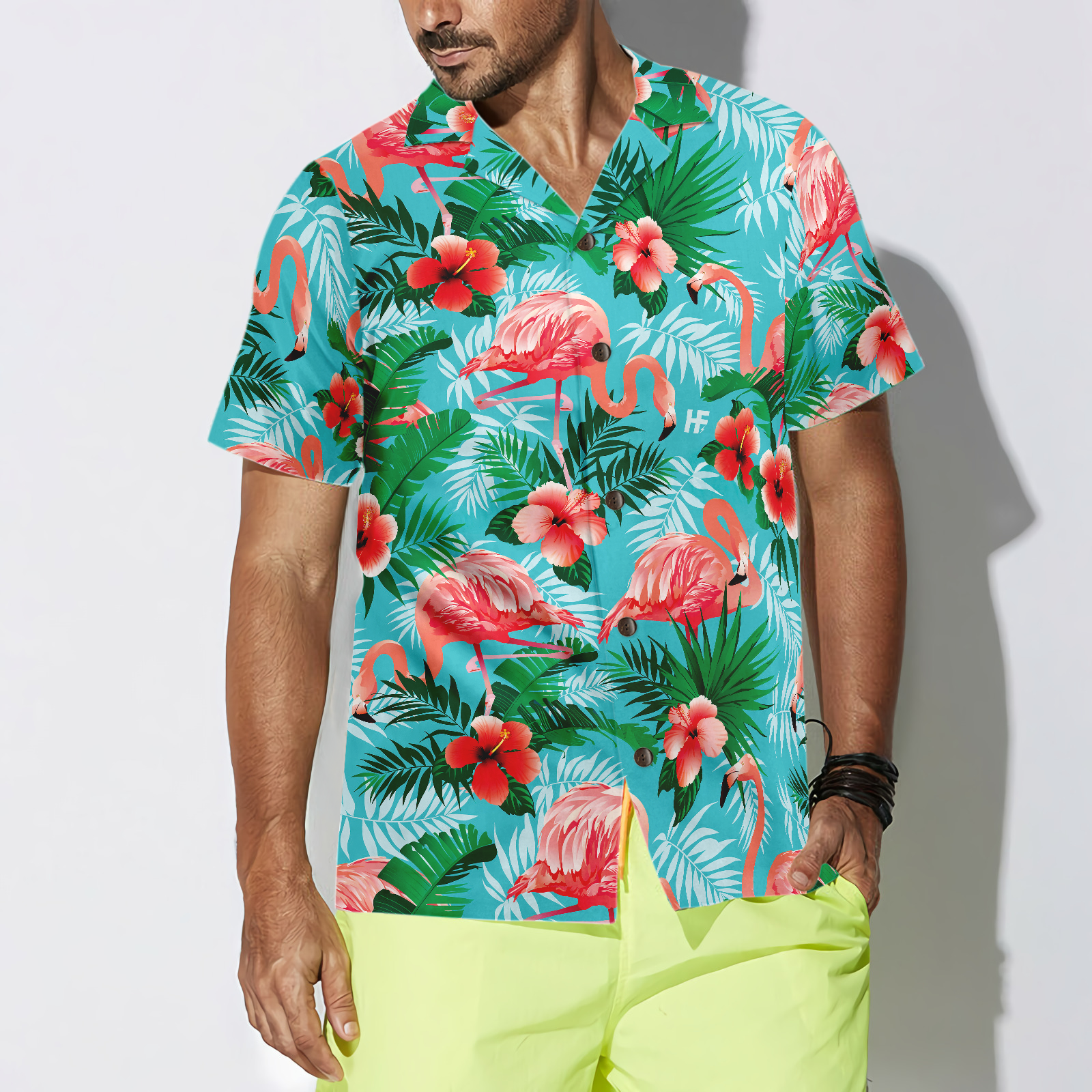 Flamingo 04 Hawaiian Shirt - Hyperfavor