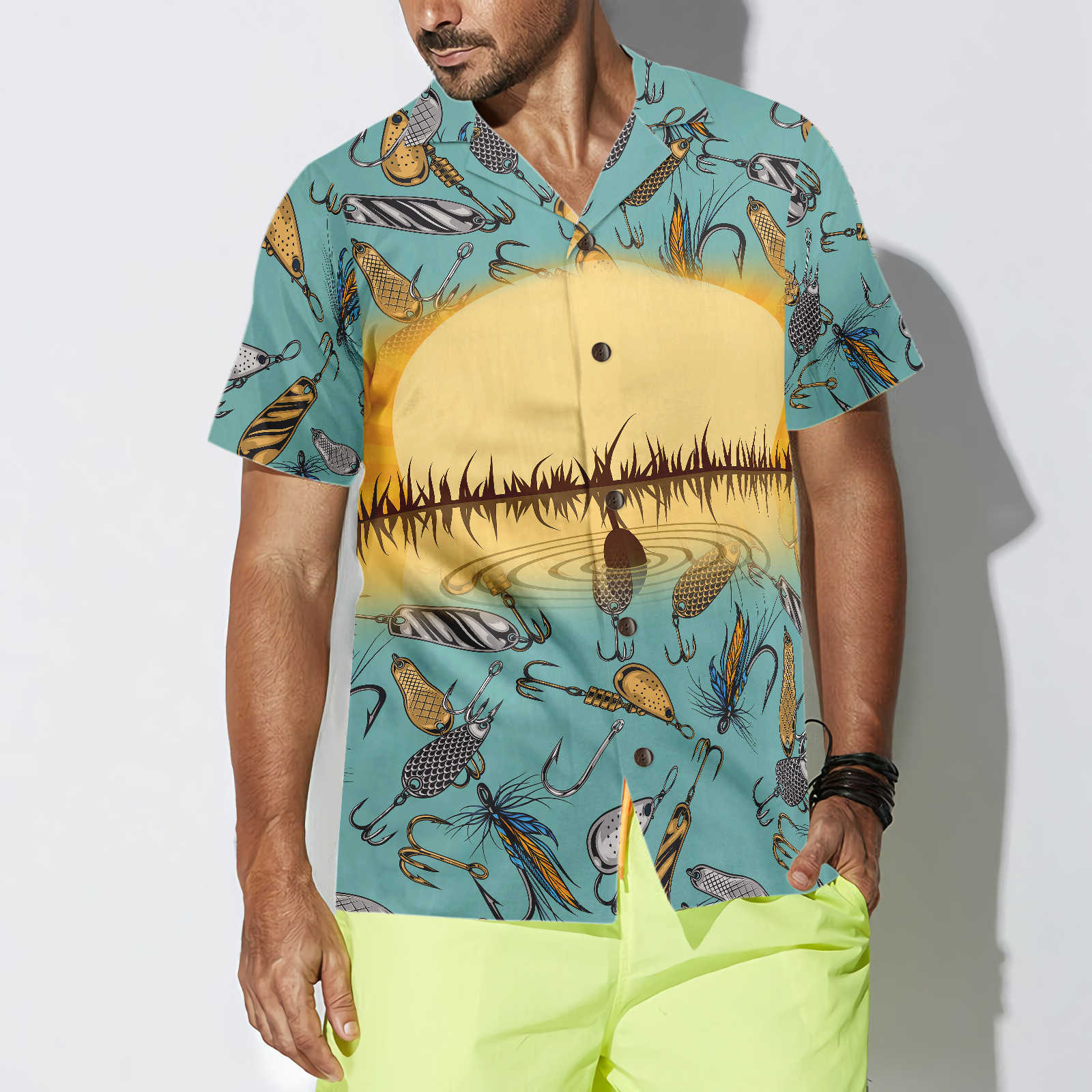 When Nothing Is Going Right Go Fishing Hawaiian Shirt - Hyperfavor