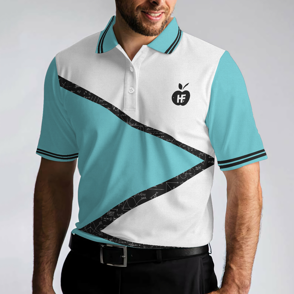 I Like Cats And Math And Maybe 3 People Polo Shirt - Hyperfavor