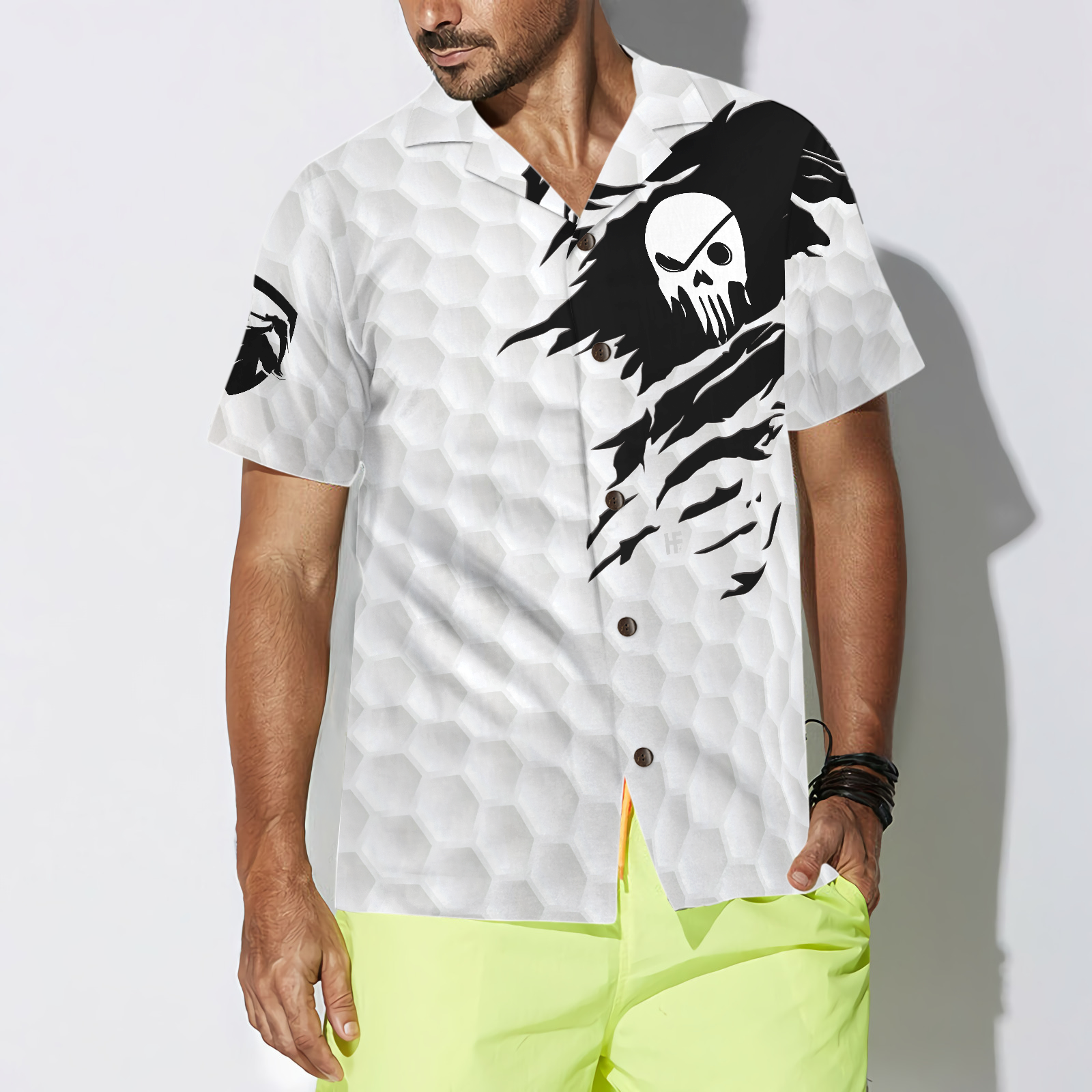 The Golf Skull Hawaiian Shirt - Hyperfavor