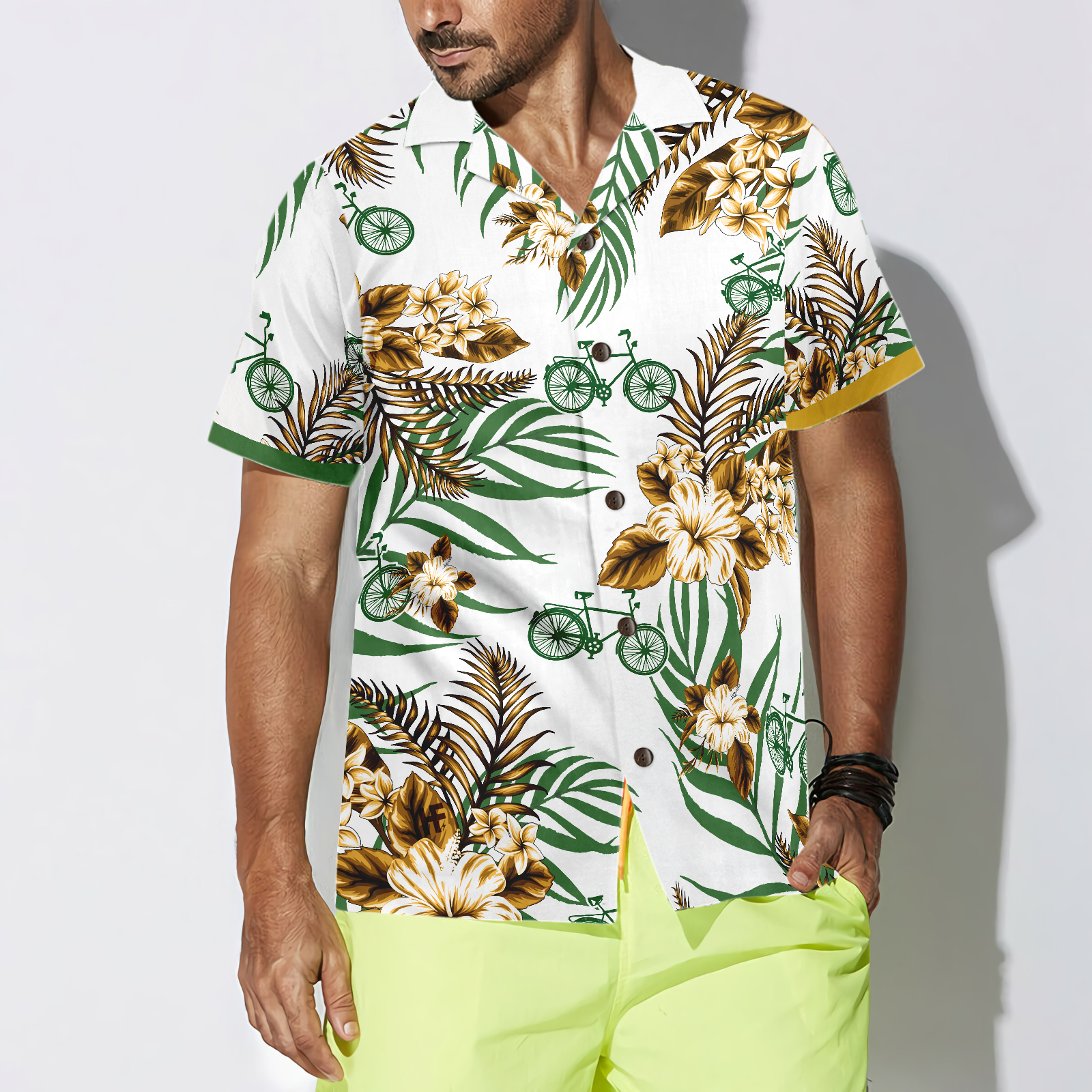 Cycling Tropical 2 Custom Hawaiian Shirt - Hyperfavor