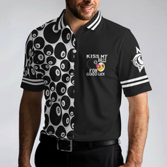 8 Ball Pattern ATM Polo Shirt - Hyperfavor