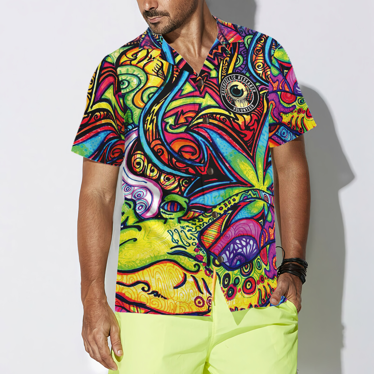 Psychedelic Research Volunteer Hawaiian Shirt - Hyperfavor