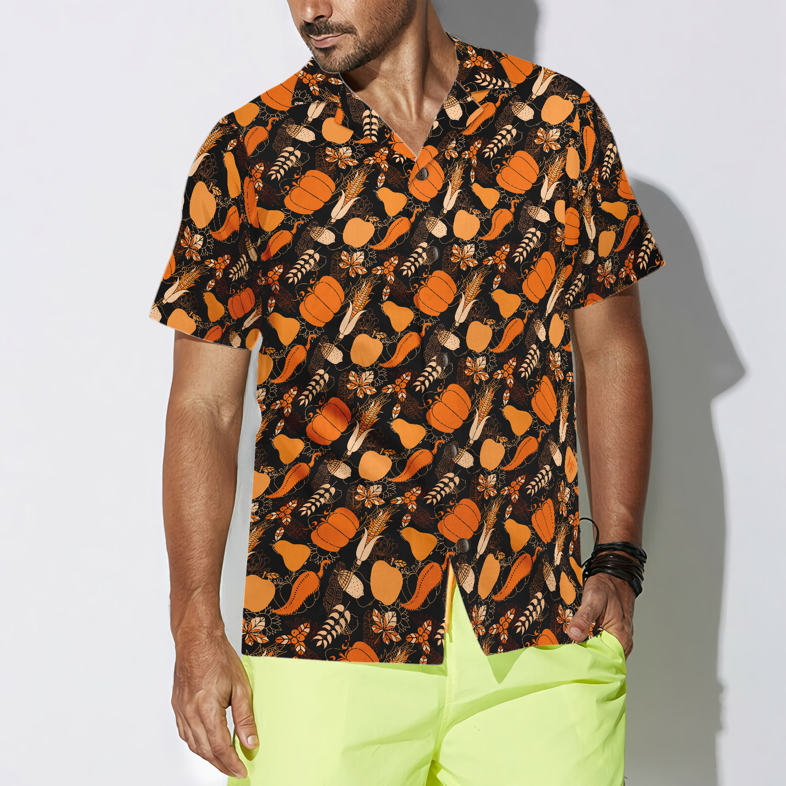 Happy Thanksgiving Day Hawaiian Shirt - Hyperfavor