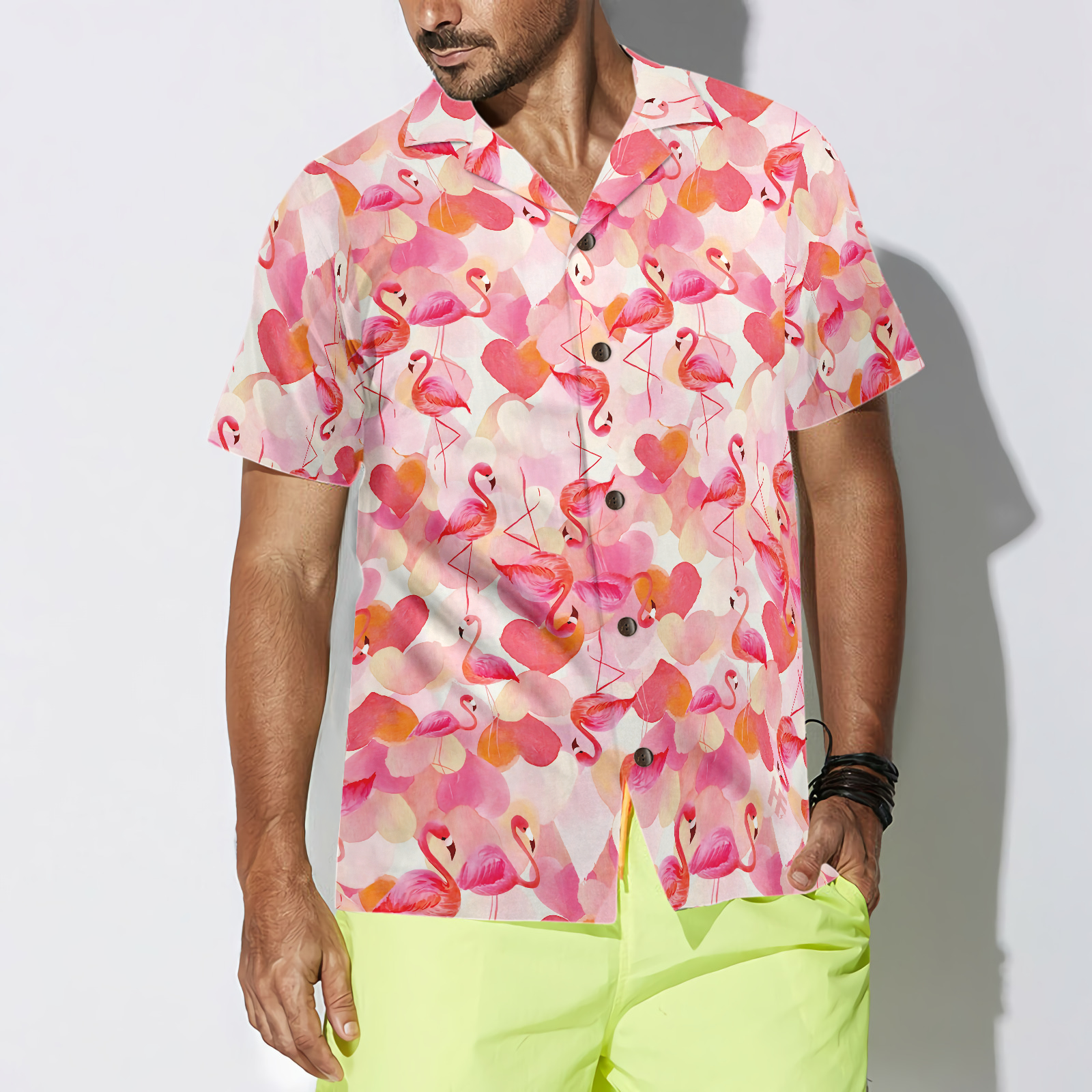 Flamingo 25 Hawaiian Shirt - Hyperfavor