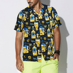 Beer Pattern Hawaiian Shirt - Hyperfavor