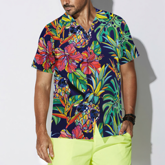 Tropical Coolest Pineapple Hawaiian Shirt - Hyperfavor