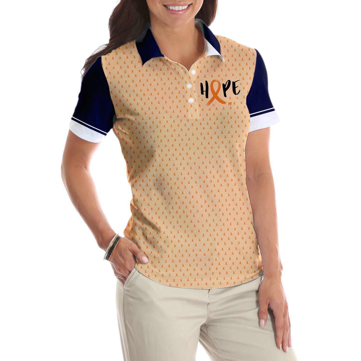 You Picked The Wrong Girl Leukemia Awareness Short Sleeve Women Polo Shirt, Leukemia Shirt For Women, Gift For Someone With Leukemia - Hyperfavor