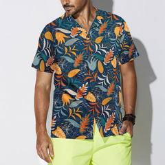 Tropical Modern Floral Hawaiian Shirt - Hyperfavor