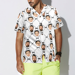 Beard Personalized Couples Face Custom Hawaiian Shirt - Hyperfavor