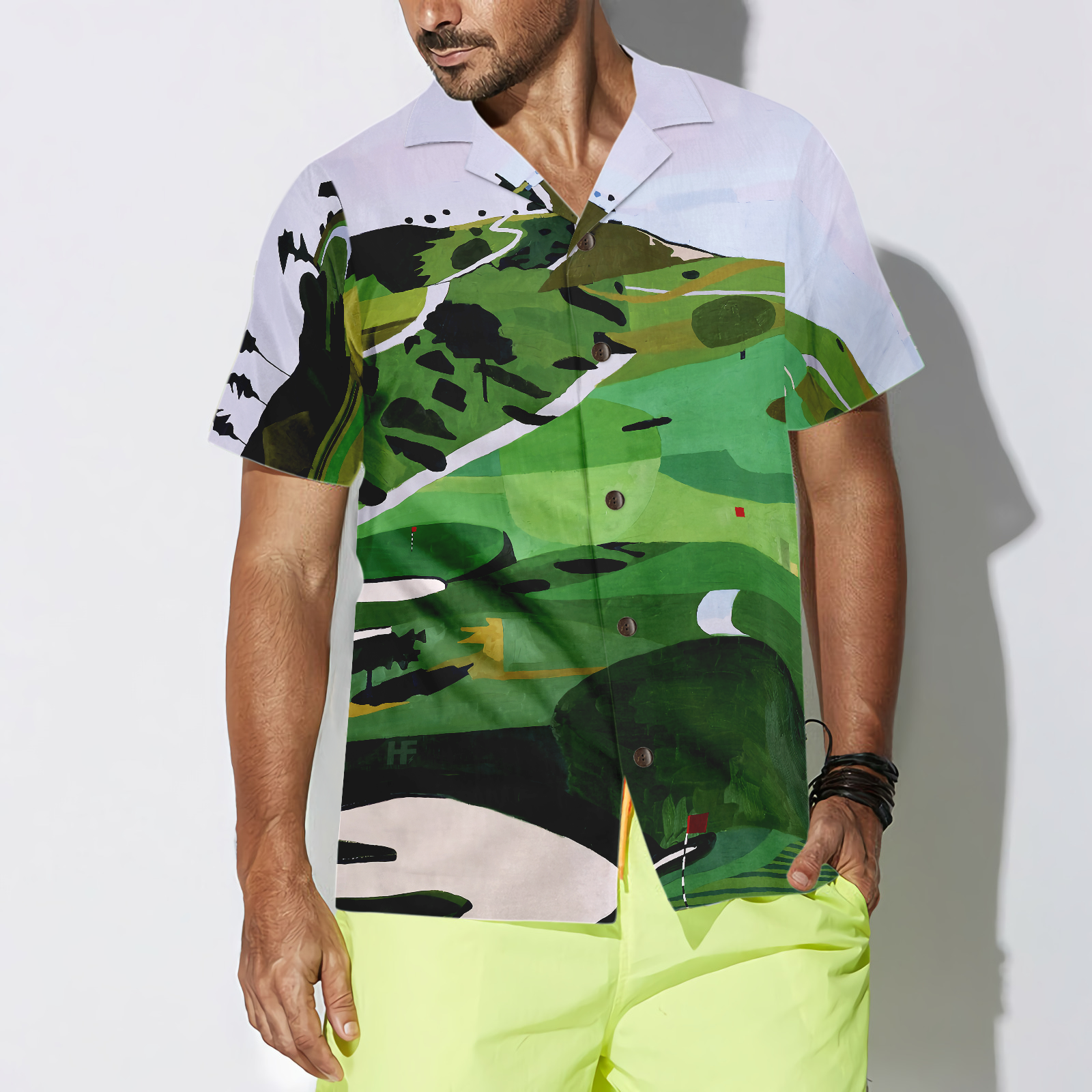 Golf Course Canvas Hawaiian Shirt - Hyperfavor