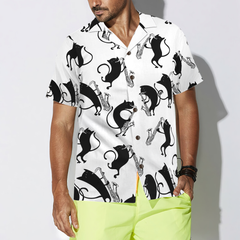 Cats Play Saxophone Hawaiian Shirt - Hyperfavor